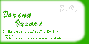 dorina vasari business card